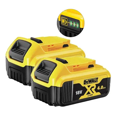 Dewalt x DCB182 18V 4Ah XR Li-Ion Battery (Pack of 2), V