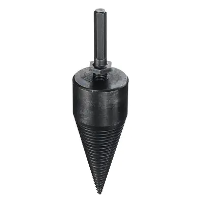 (Hexagonal) 45mm HSS Firewood Splitting Drill Bit Hard Wood Cone Splitter for Electric Hammer