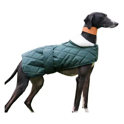 Ancol Quilted Hound Coat Cosy Faux Fur Lined Warm Adjustable Dog Puppy Sweater 70cm