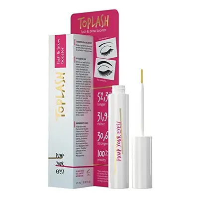 TOPLASH Eyelash Growth Serum - Innovative Eyelash and Eyebrow Growth Serum for Longer, Thicker, 