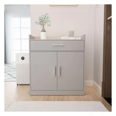 (Grey) Modern Door Black Shoe Storage Cabinet