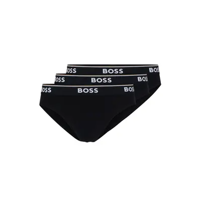 (S) 3-Pack Power Logo Briefs, Black