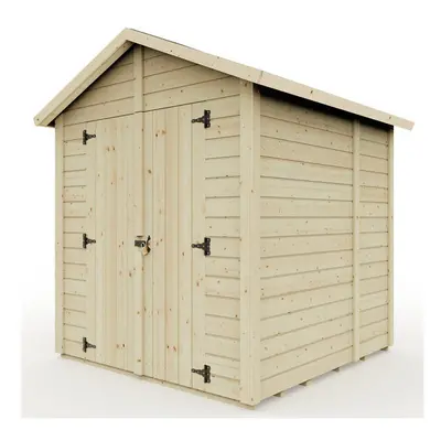 (6ft x 6ft) Everest Security Shed with Apex Roof and Double Door