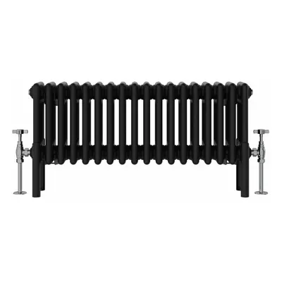 (300x830mm, Black) NRG Traditional Cast Iron Style Style Radiator Four Column Designer Bathroom 