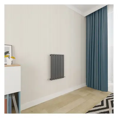 (600x408mm Single) Horizontal flat radiator anthracite all sizes