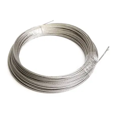 304 Stainless Steel 3mm Diameter Cable Wire Clothes Cable Line Wire Rope Length 30M