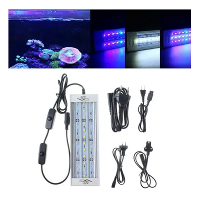 (EU Plug) 12W 20CM 36SMD 1400LM LED Coral SPS LPS Aquarium Sea Reef Fish Tank Light Lamp