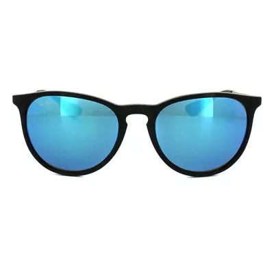 Ray-Ban Sunglasses Erika 601/55 Black & Gunmetal Blue Mirror