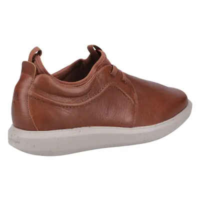 (Brown, (Adults')) Hush Puppies Niles Leather Men's Cognac Lace-Up Shoes