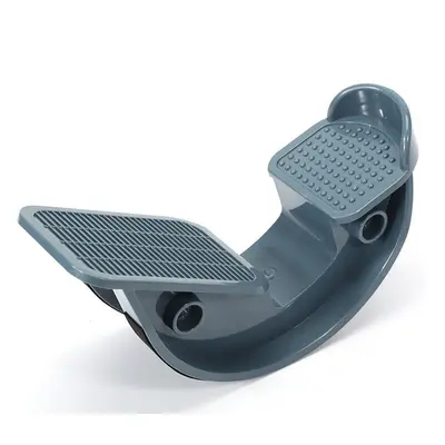 (Grey) Foot Stretcher Rocker Ankle Muscle Calf Stretch Board Yoga Sports Massage Pedal Fitness E