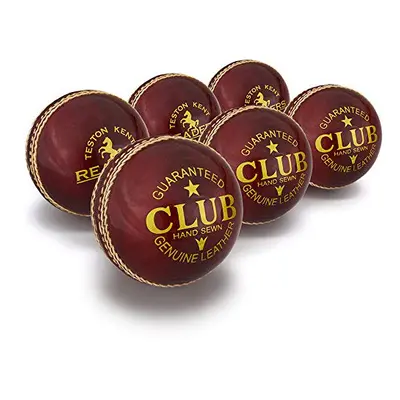 Club Cricket Ball 5.5oz, Red, Mens (Box Of x6)