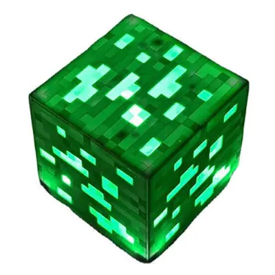 (Green) Rechargeable Ore Night Light Creative Minecraft Torch Game Lamp Children's Model Toy Hom