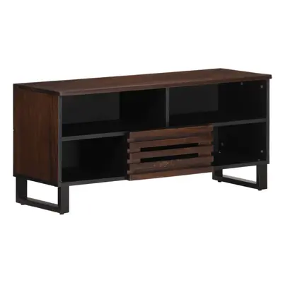 (brown, solid mango wood) vidaXL TV Cabinet TV Stand Entertainment Centre TV Unit Brown Solid Wo