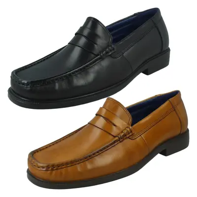 (Black, UK 9) Mens Padders Formal Loafer Shoes Baron