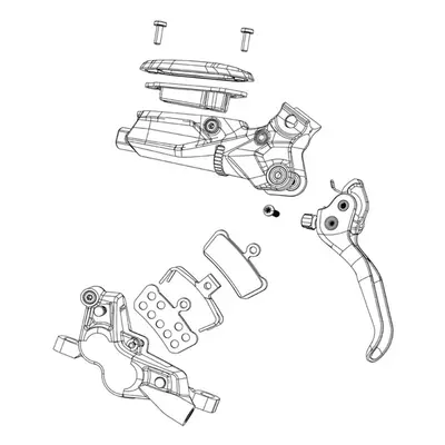 SRAM Spare Disc Brake Caliper Assembly Assembled / No Hose G2 Rsc A2