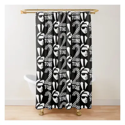 Shower Curtains The Specials Tone Rude Boy Two Tone Ska Music Records for Bathroom Decor 72x72 i