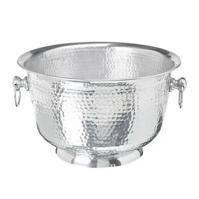 Decorative Bowl POMPEII Metal Silver