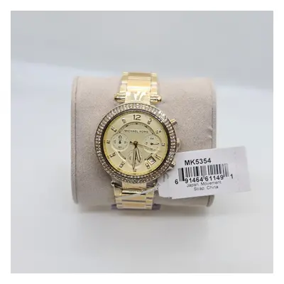 Michael Kors MK5354 Luxury Ladies Gold Chronograph Wrist Watch 39mm