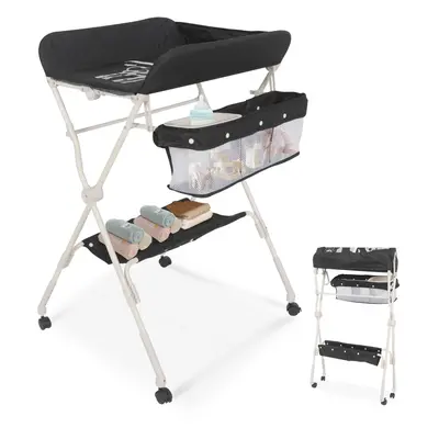 Folding Baby Changing Table Adjustable Diaper Infant Care Station