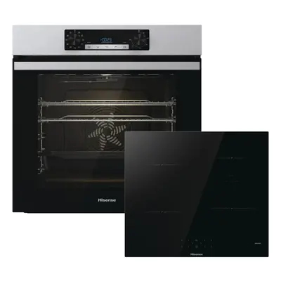 Hisense BI6062HIXUK Built In Electric Single Oven and Induction Hob Pack - A Rated