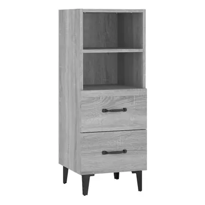 vidaXL Sideboard Grey Sonoma Engineered Wood Cabinet Home Organiser Cupboard