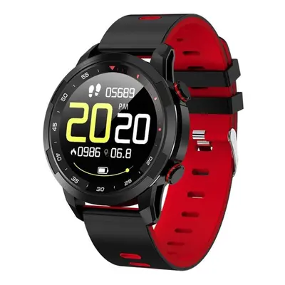 (Red) 1.3 inch IPS multi-functional smart bracelet