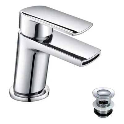 Centa Waterfall Single Lever Basin Mixer Tap + Basin Waste