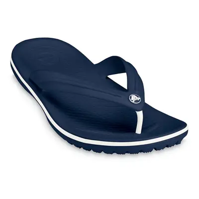 (4 UK, Navy) Crocs Crocband Mens Flip Flops