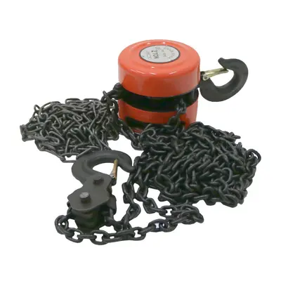 Oypla Ton Chain Lifting Block & Tackle Hoist Heavy Duty Load