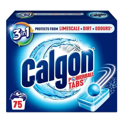 Calgon 3-in-1 Washing Machine Water Softener Tablets, Tabs