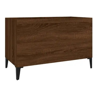 (brown oak) vidaXL Record Cabinet Office Vinyl Storage Cabinet Sideboard Engineered Wood