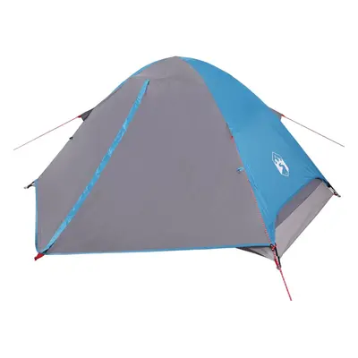 vidaXL Camping Tent Dome 2-Person Lightweight Tent Dome Tent Blue Waterproof