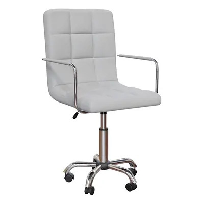 (Grey) Calbo Adjustable Faux Leather Home Office Chair