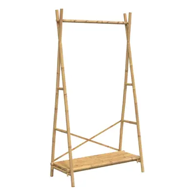 vidaXL Clothes Rack with Shelf Hallway Coat Rack Clothes Stand Hat Rack Bamboo