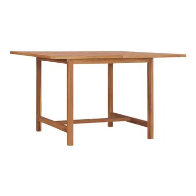 vidaXL Solid Wood Teak Garden Dining Table Kitchen Dining Room Patio Table