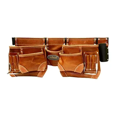 68878 Dual Tool Bag Leather Brown