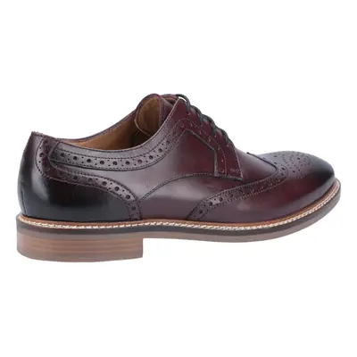 (Red, (Adults')) Hush Puppies Bryson Leather Men's Bordo Brogues Shoes