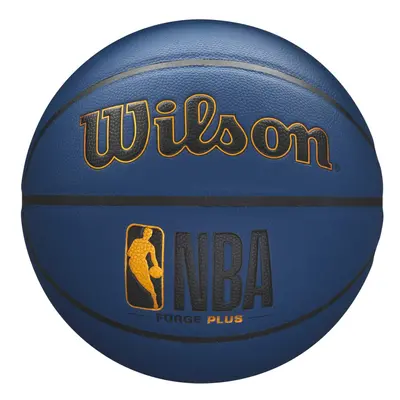 WILSON NBA Forge Series Indoor/Outdoor Basketball - Forge Plus, Deep Navy, Size 7-29.5"