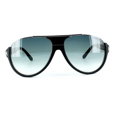 Tom Ford Sunglasses Dimitry 02W Matt Black Blue Grey Gradient