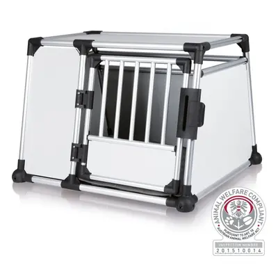 TRIXIE Pet Transport Box Aluminium Pet Dog Cat Transport Cage Crate Carrier