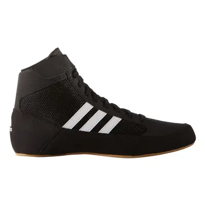 (Black, UK 3.5) adidas Havoc Kids Junior Wrestling Trainer Shoe Boot Black