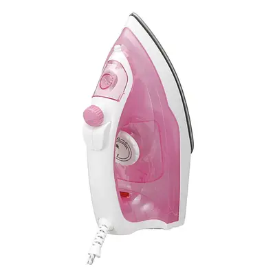 (Pink) 220V 1200W Handheld Steam Iron Electric Ironing Portable Travel Home Cloth Garment Steame