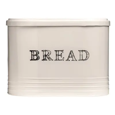 Sketch Bread Bin Cream Powder Coated Metal, Cream