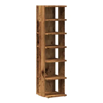 (old wood, pcs) vidaXL Shoe Cabinet Household Storage Shelf Shoe Cupboard Engineered Wood