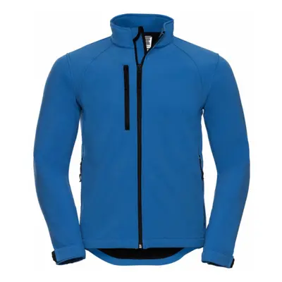 (M, Azure Blue) Russell Mens Water Resistant & Windproof Softshell Jacket