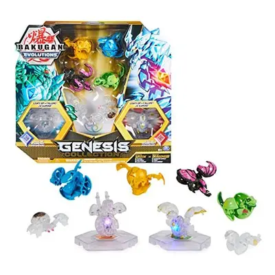 BAKUGAN Evolutions, Genesis Collection Pack, Includes NEW Light Up, Kids Toys for Boys Aged 6+, 