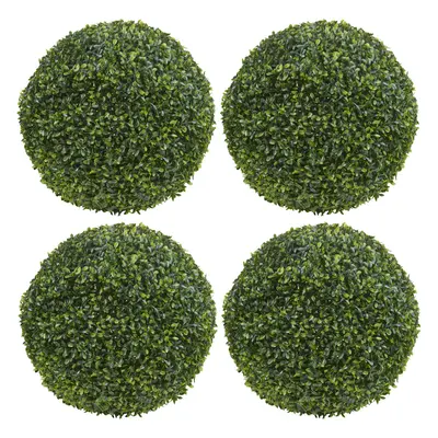 (4) Artificial Hanging Topiary Buxus Balls