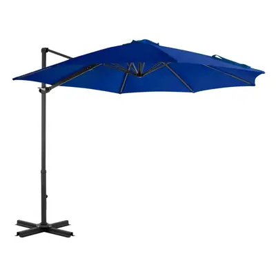 Cantilever Umbrella with Aluminium Pole Azure Blue cm