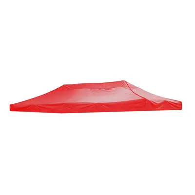 (Red) 10x20ft Canopy Top Cover Replacement Tent Patio Gazebo 420D UV Sunscreen Sunshade