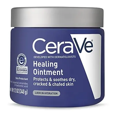 590101 Healing Ointment with Petrolatum Ceramides for Protecting and Soothing Cracked, oz